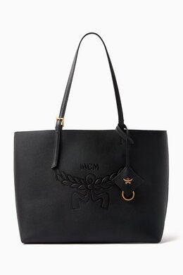 MCM Himmel Shopper Tote Bag in Leather 216736607_13