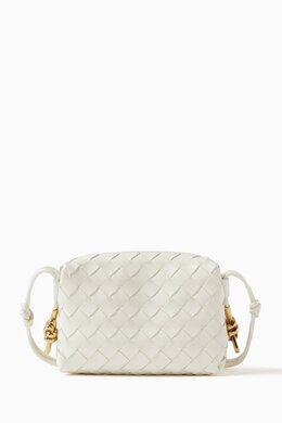 Bottega Veneta Mini Loop Crossbody Bag in Intrecciato Leather 216330277_26