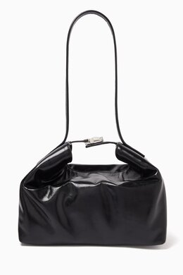 By Far Medium Bea Hobo Bag in Creased Leather 218226440_13