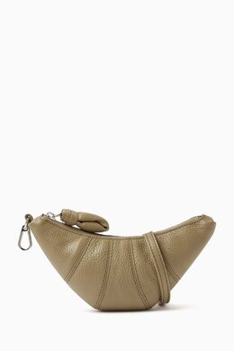 Lemaire Small Croissant Coin Purse Crossbody Bag in Leather 218173704_16