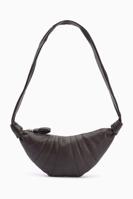 Lemaire Small Croissant Crossbody Bag in Leather 218173709_211