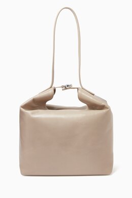 By Far Maxi Bea Shoulder Bag in Creased Leather 218226442_7762