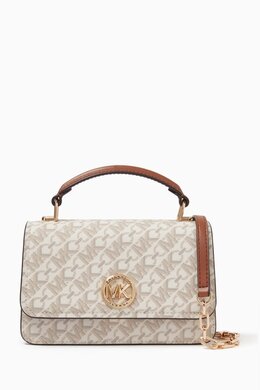 Michael Kors Small Delancey Crossbody Bag in Empire Monogram Canvas 217432043_179