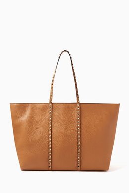 Valentino Garavani Rockstud Shopper Tote Bag in Leather 217524222_179