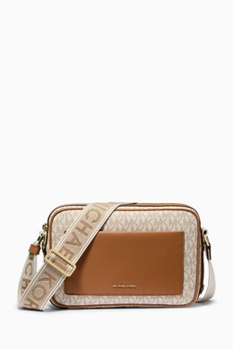 Michael Kors Large Maeve Logo Crossbody Bag in Coated-canvas 217929694_179