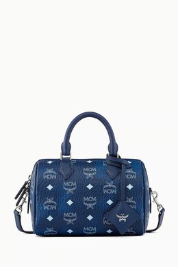 MCM Mini Ella Boston Bag in Visetos Coated Canvas 218333291_14