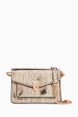 Bvlgari Micro Serpenti Forever Crossbody Bag in Calf Leather 217720445_248