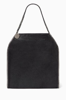 Stella McCartney Large Baby Bella Tote Bag in Shaggy Deer Fabric 218064789_2709