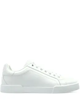 Dolce & Gabbana-Sneakers In Pelle-Donna 52863650693460