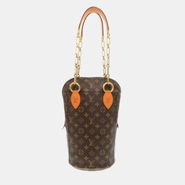 Louis Vuitton Karl Lagerfeld Punching Baby Monogram Shoulder Bag 1182723