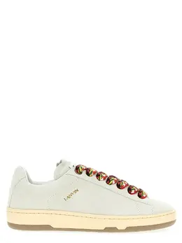 Lanvin-Lite Curb Sneakers Bianco-Uomo 52188478177620