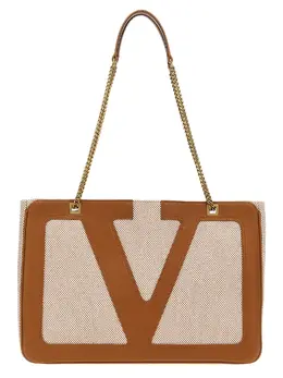 Valentino Garavani-Viva Superstar Tote Beige-Donna 51731450134868