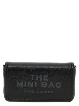 Marc Jacobs-The Leather Mini Bag Borse A Tracolla Nero-Donna 51731788300628