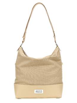 Maison Margiela-5ac Hobo Medium Borse A Tracolla Beige-Donna 51734258942292