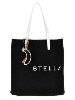 Stella McCartney-Smc Bananatex Tote Bianco/Nero-Donna 51734469149012