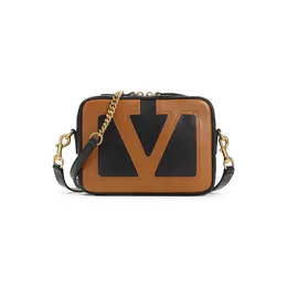 Valentino Garavani-Black Lambskin Viva Superstar Camera Case Shoulder Bag-Uomo 51977567404372