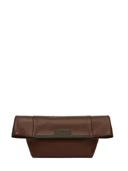 Max Mara-Clutch Piccola In Pelle Naturale-Donna 52002598125908