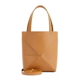 Loewe-Warm Desert Calf Leather Puzzle Fold Tote Mini-Donna 52019871973716
