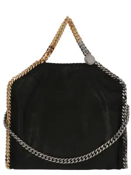 Stella McCartney-Tote Piccola Falabella Borse A Mano Nero-Donna 52078828847444