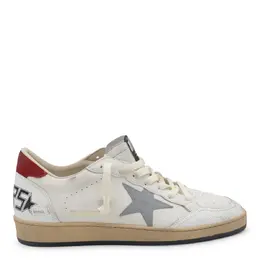 Golden Goose-Sneakers White/Silver Blue/Red-Uomo 52769915994452