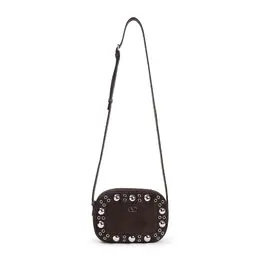 Valentino Garavani-Testa Di Moro Brown Cow Suede Leather Nellcote Cross Body Bag-Uomo 52203825725780