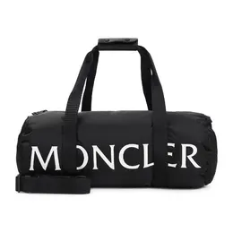 Moncler-Black Duddle Gym Weekeng Polyamide Tote Bag-Uomo 52228546560340