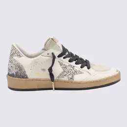 Golden Goose-Sneakers White/Seedpearl/Platinum/Black-Donna 52366707425620
