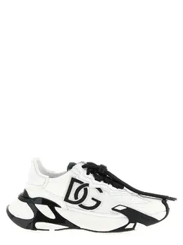 Dolce & Gabbana-Day Faster Sneakers Bianco/Nero-Donna 52576982335828