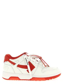 Off-White-Out Of Office Sneakers Rosso-Uomo 52439266263380