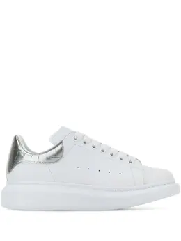 Alexander McQueen-Oversize Leather Sneakers-Donna 52726440526164