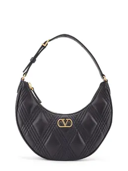 Valentino Garavani-Quiltie 67 Leather Shoulder Bag With Vlogo-Donna 52365597933908