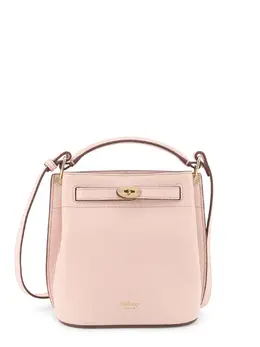 Mulberry-Leather Bucket Bag With Logo-Donna 52366744584532
