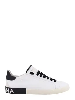 Dolce & Gabbana-Leather Sneakers-Uomo 52849698341204