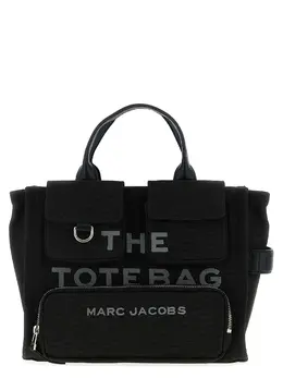 Marc Jacobs-The Cargo Canvas Medium Tote Borse A Mano Nero-Donna 52405457289556