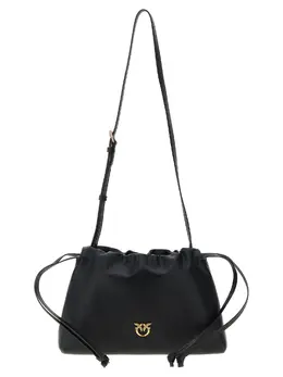 Pinko-Mini Leather Clutch Nero-Donna 52493258260820