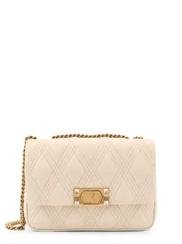 Valentino Garavani-Valentino Garavani Quiltie 67 Leather Medium Shoulder Bag With Chain-Donna 52621546455380