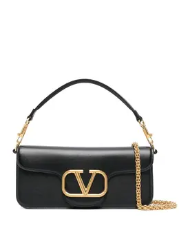Valentino Garavani-Locò Leather Shoulder Bag-Donna 52726160392532