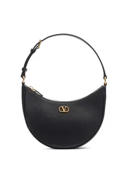 Valentino Garavani-Vlogo Signature Mini Leather Hobo Bag-Donna 52726269673812