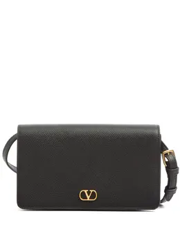 Valentino Garavani-Vlogo Signature Leather Mini Bag-Donna 52726341828948
