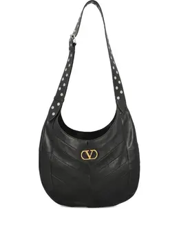 Valentino Garavani-Hoboho Medium Leather Hobo Bag-Donna 52742685294932