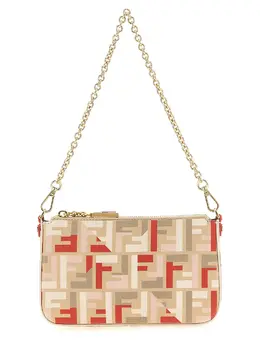 Fendi-Baguette Clutch Multicolor-Donna 52768139641172
