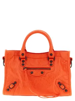 Balenciaga-Le City Bag S Borse A Mano Arancione-Donna 52771110060372