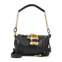 Chloe-Black Buffalo Leather Paddington Bag-Donna 52778682581332