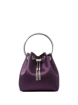 Jimmy Choo-Bon Bon Leather Bucket Bag-Donna 52818214256980