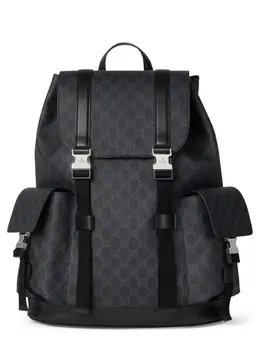 Gucci-Backpack Gg Black Large Size-Uomo 52831353733460