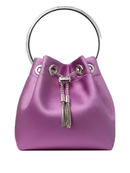 Jimmy Choo-Bon Bon Leather Bucket Bag-Donna 52843648450900