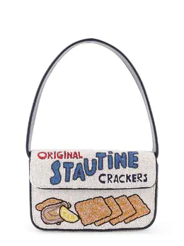 Staud-Tommy Beaded Bag Shoulder Bag With All-Over Beads-Donna 52850009768276