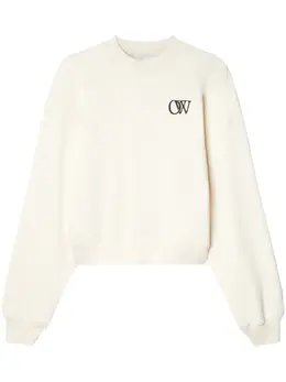 Off-White: Свитшот  OW с принтом