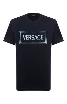 Versace: Хлопковая футболка 