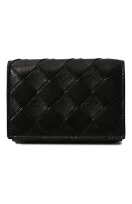 Bottega Veneta: Чёрный кошелёк 